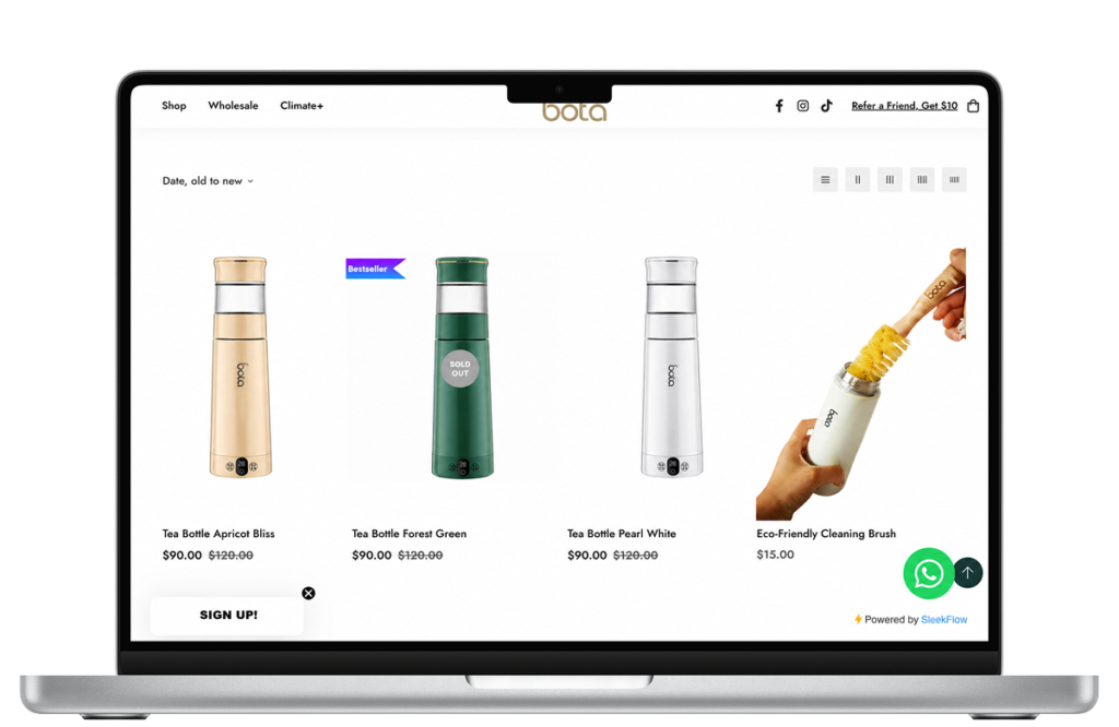 Customized Shopify Site 2