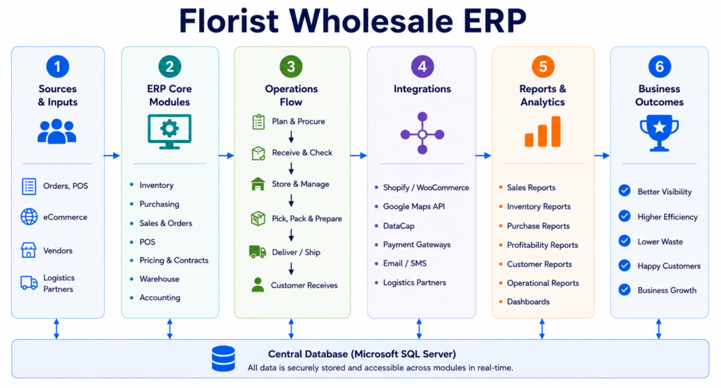 Florist Wholesale ERP Platform - Architecture